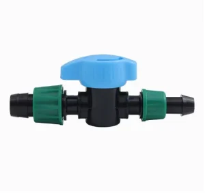 Pressure Resistant Flow Control Ball Valve Multiport Barb Thread HDPE Compression Joints PE Pipe Fittings