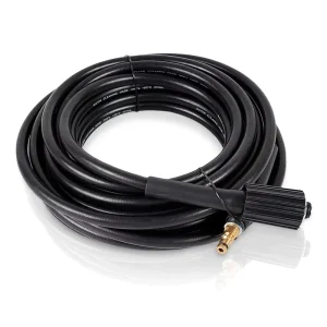 Pressure Washer Hose 5800PSI PVC Rubber Explosion Proof Car Wash Sewer Cleaning Pipe M22 M14 Thread Custom Length