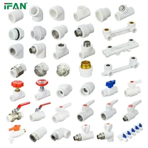 Professional Design Plumbing Materials White PPR Pipe Fitting Plastic PPR Fittings