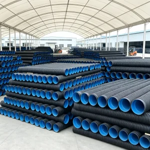 Professional Grade PE100 HDPE Double Wall Corrugated Pipe for Sewage Discharge Large Diameter Underground Drainage Culvert