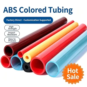 Pure Virgin Material ABS Plastic Tube High Processability Colorful Hollow ABS Pipe for Furniture Support and Toy Parts