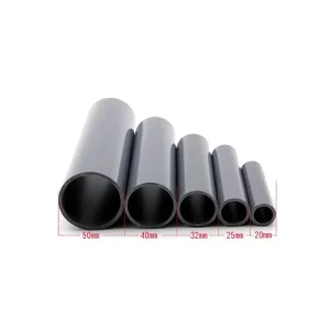 Pvc Upvc Pipe 20mm 25mm 32mm 40mm 50mm Diameter Black Industrial Plastic Water Supply Material