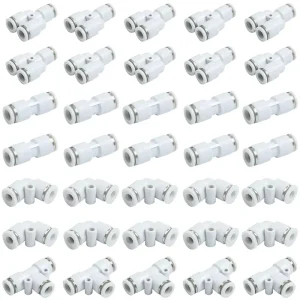 QC PY PUL PUT PU Pneumatic Connector One Touch Push in Pneumatic Quick Connector Fittings One Touch Pneumatic Pipe Connector