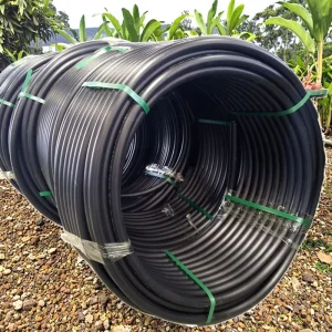 REHOME 40mm X100m Plastic Water Pipe Black Pe Water Supply Pipe Hdpe Pipe Sdr11 Pn16 Pehd Pipe for Irrigation