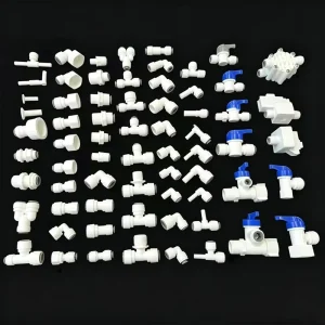 RO Water Purifier Fittings 1/4 3/8 1/2 Inch Plastic Water Pipe Quick Connection for Water Treatment System