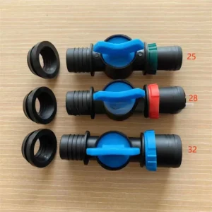 Rain Hose Offtake Connector for PE Pipe Rain Hose Micro Spray Pipe Fittings Gate Valve