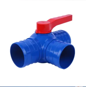 Rainstar Two Way PVC Ball Valve for Garden Irrigation Drip Watering System Plastic Connectors Farm Greenhouse Model