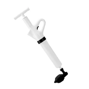 Real-time Pressure Display White Air Pressure Pipeline Dredge Remover Tools Toilets Plunger