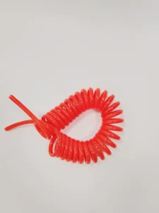 Recoil Pneumatic Hose Nylon PU Spiral Air Hose Stretchable High Elastic Wear Resistant for Truck Air Brake System