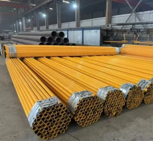 Red Epoxy Coated Carbon Steel ERW EMT Pipe for Fire Protection System