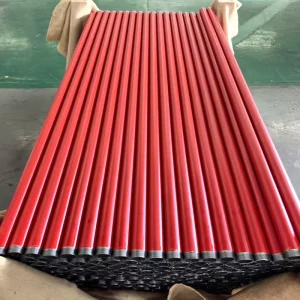 Red Fire Pipe with Threaded Ends Prefabricated for Building Sprinkler System
