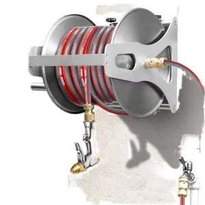 Retractable Automatic Hose Reel Pipe Water Reel Hose 100 Ft High Pressure Washer Retractable Garden Water Hose Reel