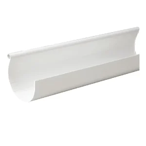 Roof Rain Gutters Plastic Rain Chain Gutter PVC BS EN607 EN12200 EN1462 Rain Gutter