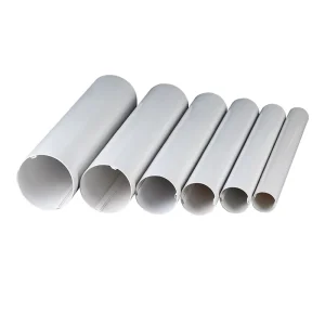 Round PVC Wire Duct Circular Electrical Conduit Pipe for Building Construction and Wire Protection