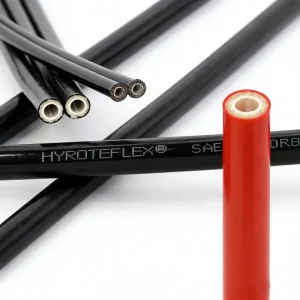SAE 100R7 R8 Twin Line Flexible High Pressure Oil Hydraulic Hose PA Material Cutting Service