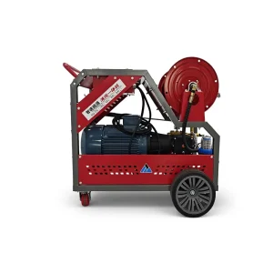 SAIWO 15KW 150bar High Pressure Water Jet Sewer Cleaning Machine Electric Drainage Cleaner 70L/min Flow Rate 50M Hose Reel