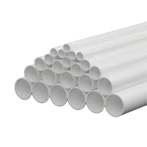 SCH40 Durable 20mm 100% Virgin PVC Pipe with Glue Connection for Water Supply Drainage Pipe Fittings