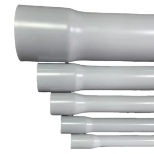 SCH40 Schedule 40 1/2”-6” UV Resistant PVC Pipe Rigid Electrical Conduit Tube Plastic Tubes for Electrical Wiring Canada US