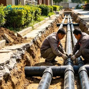 SDR11 SDR17 SDR21 SDR26 25mm 560mm 800mm 1000mm 1200mm Polyethylene PE Drainage HDPE Water Pipes for Agriculture