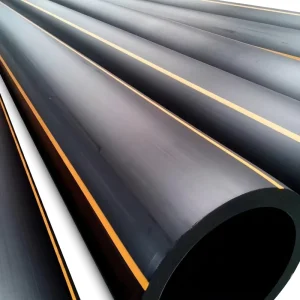 SDR11 SDR17.6 PN16 PE100 HDPE Natural Gas Pipe Yellow Stripe Underground Gas Pipeline 63mm 110mm 160mm Polyethylene Piping Coil