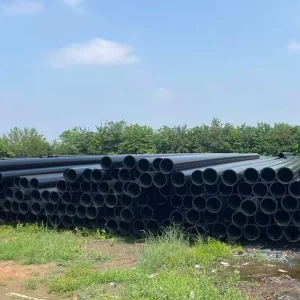 SDR13.6 SDR17 High Pressure HDPE Pipe For Industrial Water Supply Agricultural Irrigation Electrofusion Flange Connection