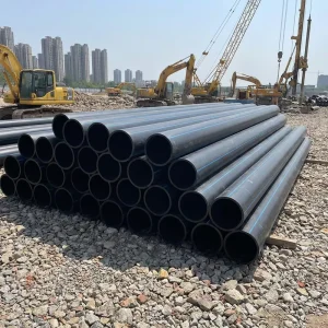 SDR35 HDPE High Pressure Durable Flexible Drainage Pipe DN110 DN160 DIN Standard