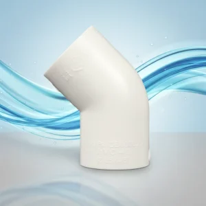 SHEN SU Brand Chinese PVC Pipe Water Supply 45 Elbow Customized ISO Standard Hygienic High Flow Rate