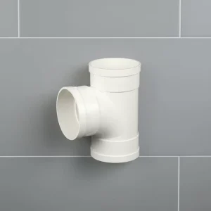 SHEN SU Chinese PVC 90 degree Flush Three way Drainage Pipe High Flow Rate Hygienic Design for Customized Use