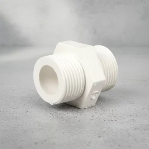 SHEN SU Chinese PVC Pipe Water Supply Double External Thread ISO Standard Hygienic High Flow Rate Customization