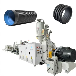 SN4 SN6 SN8 SN10 SN12 HDPE Double Wall Corrugated Drainage Pipe High Density Polyethylene HDPE Corrugated Plastic Pipes Extruder
