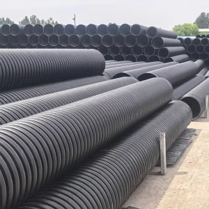 SN4 SN8 HDPE Double Wall Corrugated DWC Sewage Spiral Drainage Pipe Durable CE Certified Industrial Use