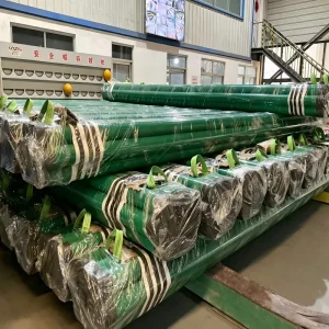 SSAW Spiral Coated Steel Pipe Epoxy Powder Coated for Fire Fighting Chemical Lines