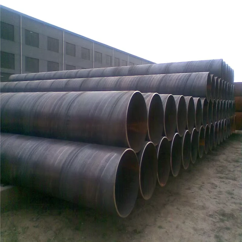 Match Pipe Structure to Drainage Load and Installation Needs 3 SSAW Spiral Welded Steel Pipe API 5L X42 Gr B 325 2020mm Black Bare Pipe for Sewage Drainage