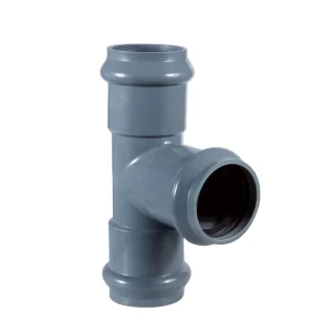 SWD Premium Plastic Pipe Fitting OEM ODM UPVC Pressure PN10 PN16 for Water Supply PVC Tee (F/F/F) With Rubber Ring Joint