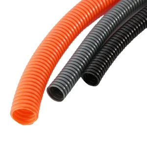 SY 25mm PP Corrugated Conduit Orange Plastic Pipe Electric Tube Flexible