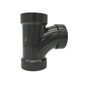 Sanitary Tee ABS Plastic Bathroom Schedule 40 Tee Sanitary Fittings for DWV Drain Waste Pipe Fittings