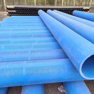 Sch40 4inch PVC Pipe 3″ 6″ 8″ Borehole Drilling UPVC Pipe 160mm 110mm Filter Thread Solid Plastic Slot Screen Deep Well Casing