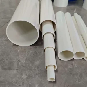 Schedule 40 High Pressure Durable PVC Pipe Water Supply with 50mm-160mm Diameter 1-6 Inch Injection Processing