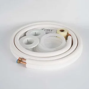 Seamless Anti Condensation Freeze Resistant Insulated PE Coated Split Manual Home Use Air Conditioner Refrigeration Copper Pipe