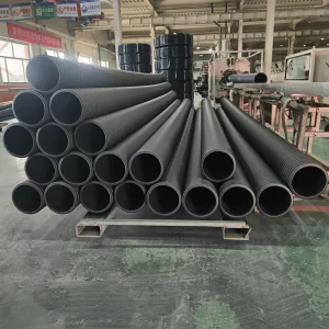 Sewage Drainpipe 16 Inch DN400 Diameter Dual Wall Corrugated Pipe HDPE Culvert Pipe