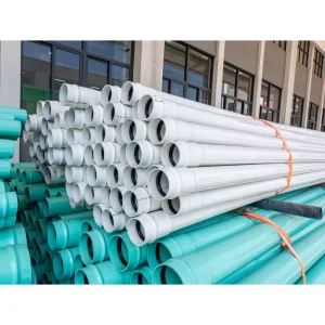 Sewer Tube 4″ 20″ SDR35 28 26 Customized Color High Pressure PVC Storm Drainage Pipe with Hot Melting Connection
