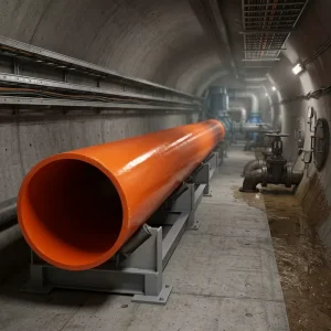 Shock Resistant HDPE Municipal Water Main Pipe Flexible Plastic Pipe for Township Water Supply Network Upgrade