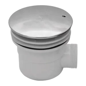 Shower Tray Drainer Bathroom White Plastic Drain ABS Siphon Plastic