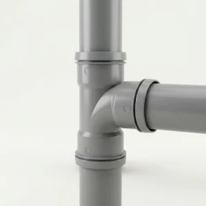 Single Socket Pipe Fitting PP Silent Drainage Rubber Ring Joint Ksa Plumbing Low Noise DN50 DN200 HTPP Silent Pipe Fitting