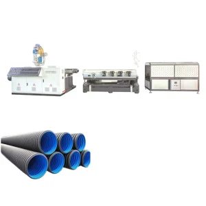 Small Diameter HDPE Double Wall Corrugated Pipe Machine for Water Supply/Drainage/Sewage/Exhaust Tube