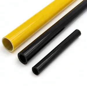 Smooth Inner Wall Corrosion Resistant High Strength Pultruded FRP Round Tube For Sewage Drainage Pipes