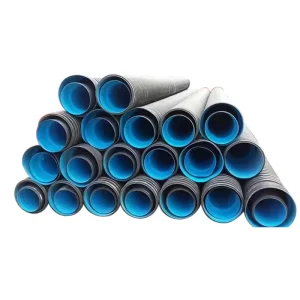 Sn6 Sn8 Raw Material 60 Inch 160mm 300mm 500mm HDPE Double Wall Corrugated Drain Sewage Suppliers for Polyethylene Pipe