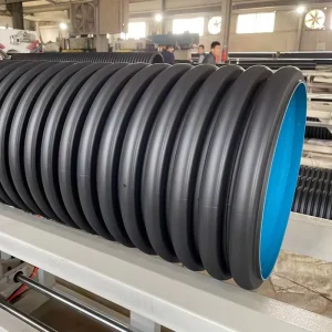 Sn8 HDPE Double Wall Corrugated Pipe For Drainage Systems