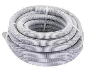 Solar Plastic Corrugated Conduit Pipe Heavy Duty Grey PVC Electrical Flexible Conduit Pipe