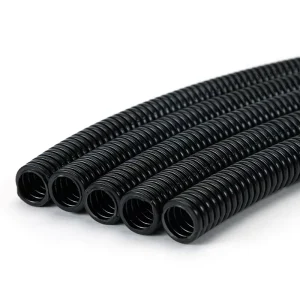 Solar Power Black Color Heavy Duty PVC Flexible Corrugated Conduit Pipe